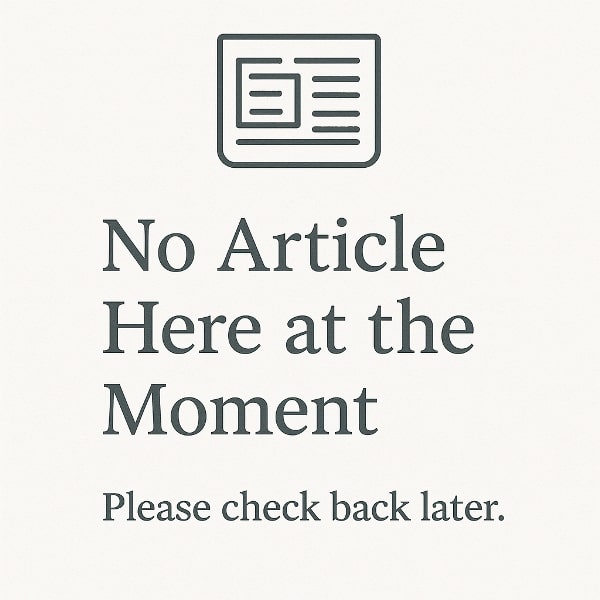 No Article Found