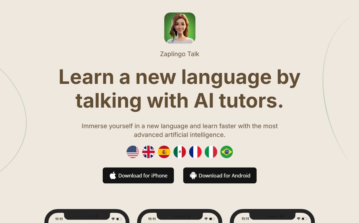 Zaplingo - An AI Tutor that helps you learn a new language